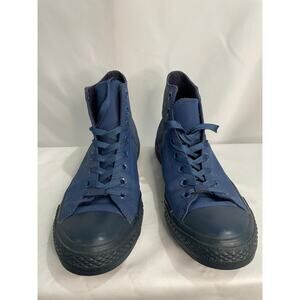 Converse Midnight Hour Blue Leather High Tops M 8.5 / W 10.5